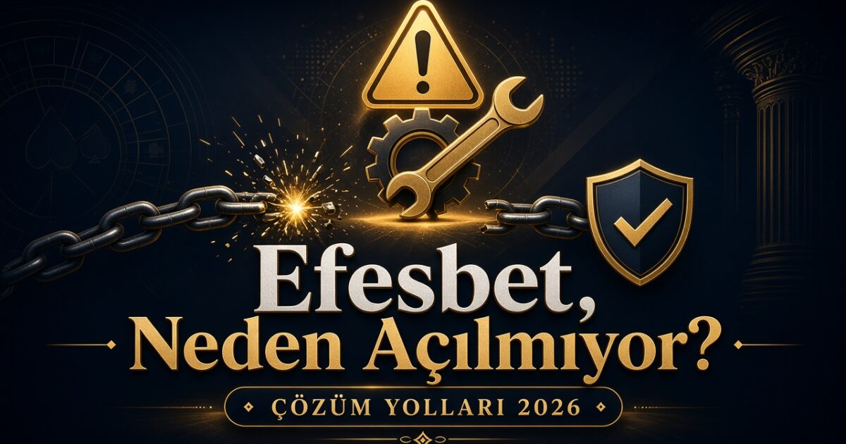 Efesbet Neden Açılmıyor? Çözüm Yolları 2026